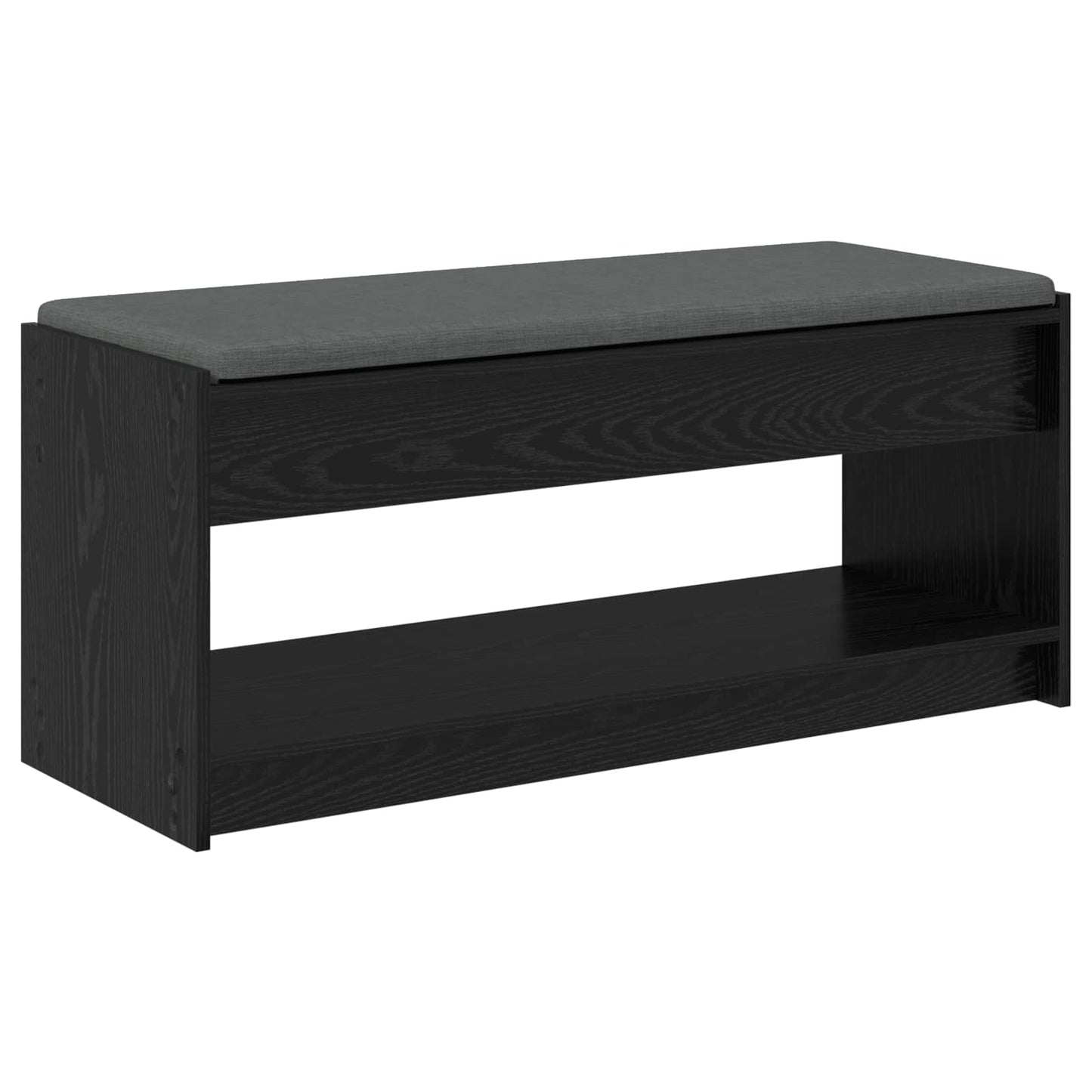 Chodbičková Lavice S Polštářem Černý Dub 103 X 38 X 45 Cm
