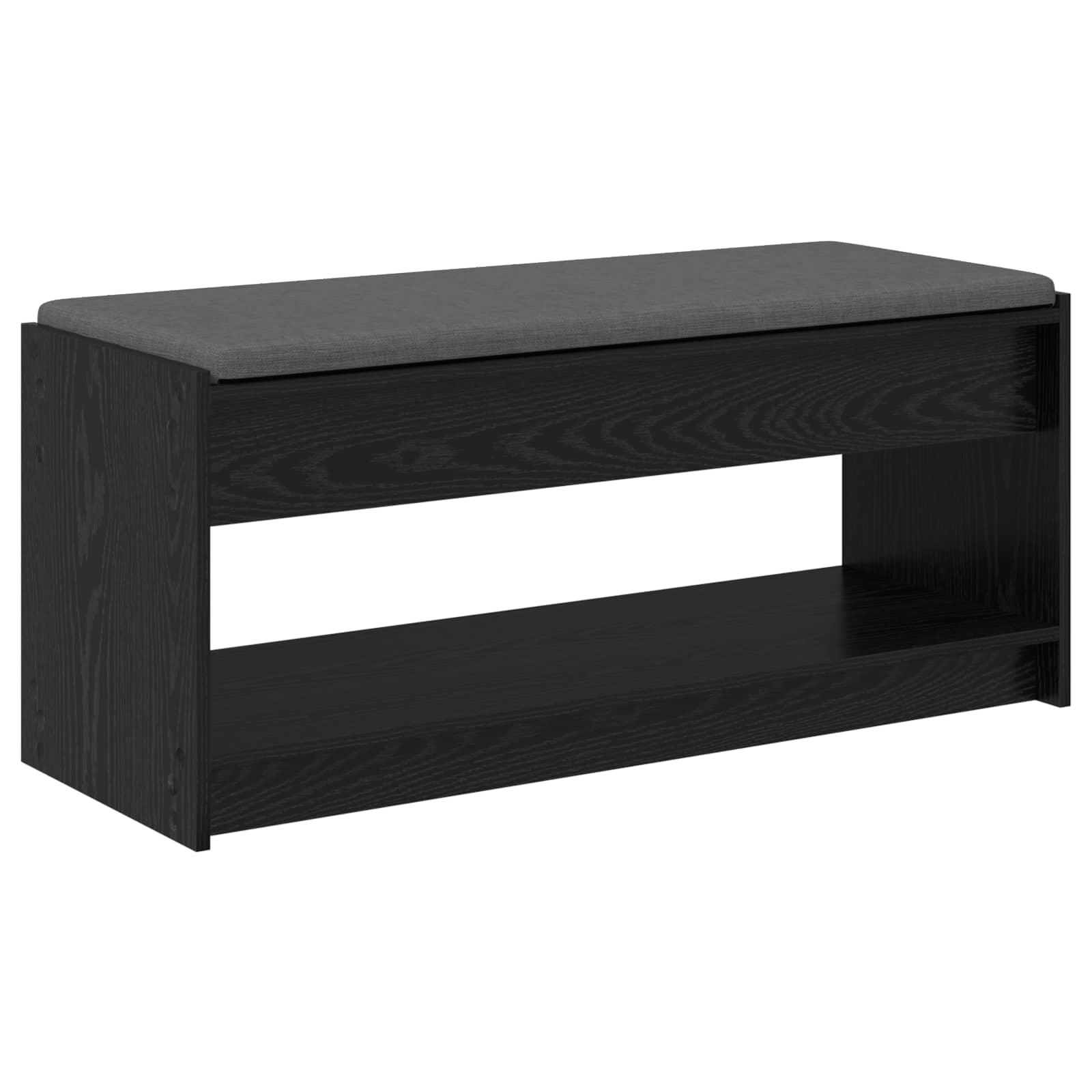 Chodbičková Lavice S Polštářem Černý Dub 103 X 38 X 45 Cm