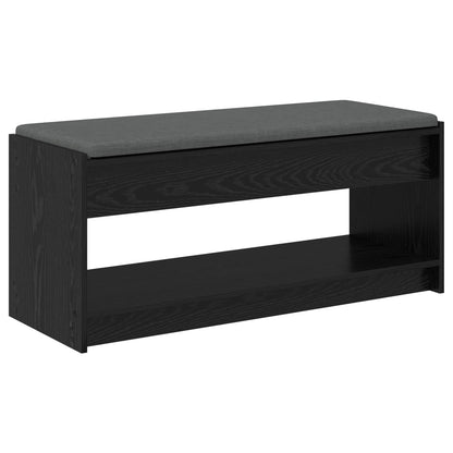 Chodbičková Lavice S Polštářem Černý Dub 103 X 38 X 45 Cm