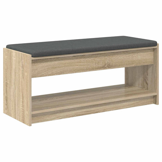 Chodbičková Lavice S Polštářem Sonoma Dub 103 X 38 X 45 Cm