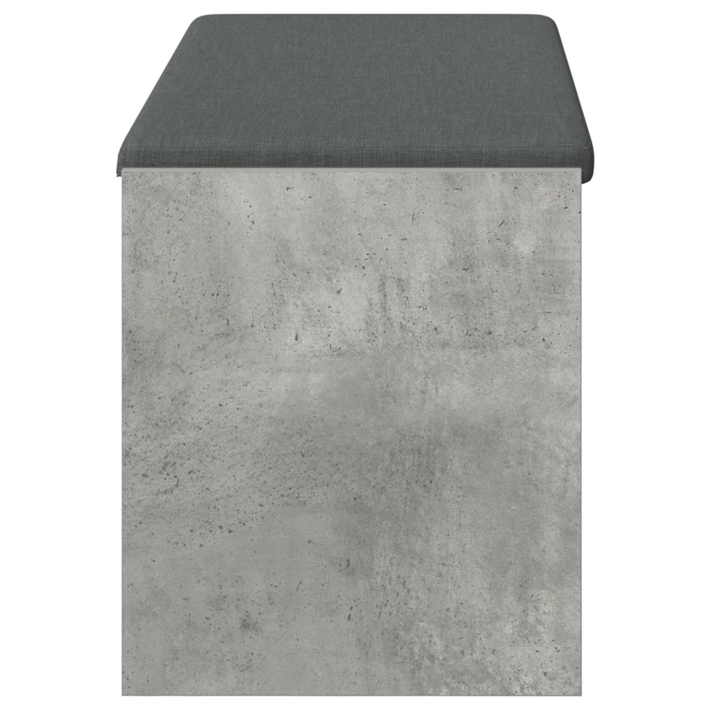Chodbičková Lavice S Polštářem Betonově Šedá 103 X 38 X 45 Cm