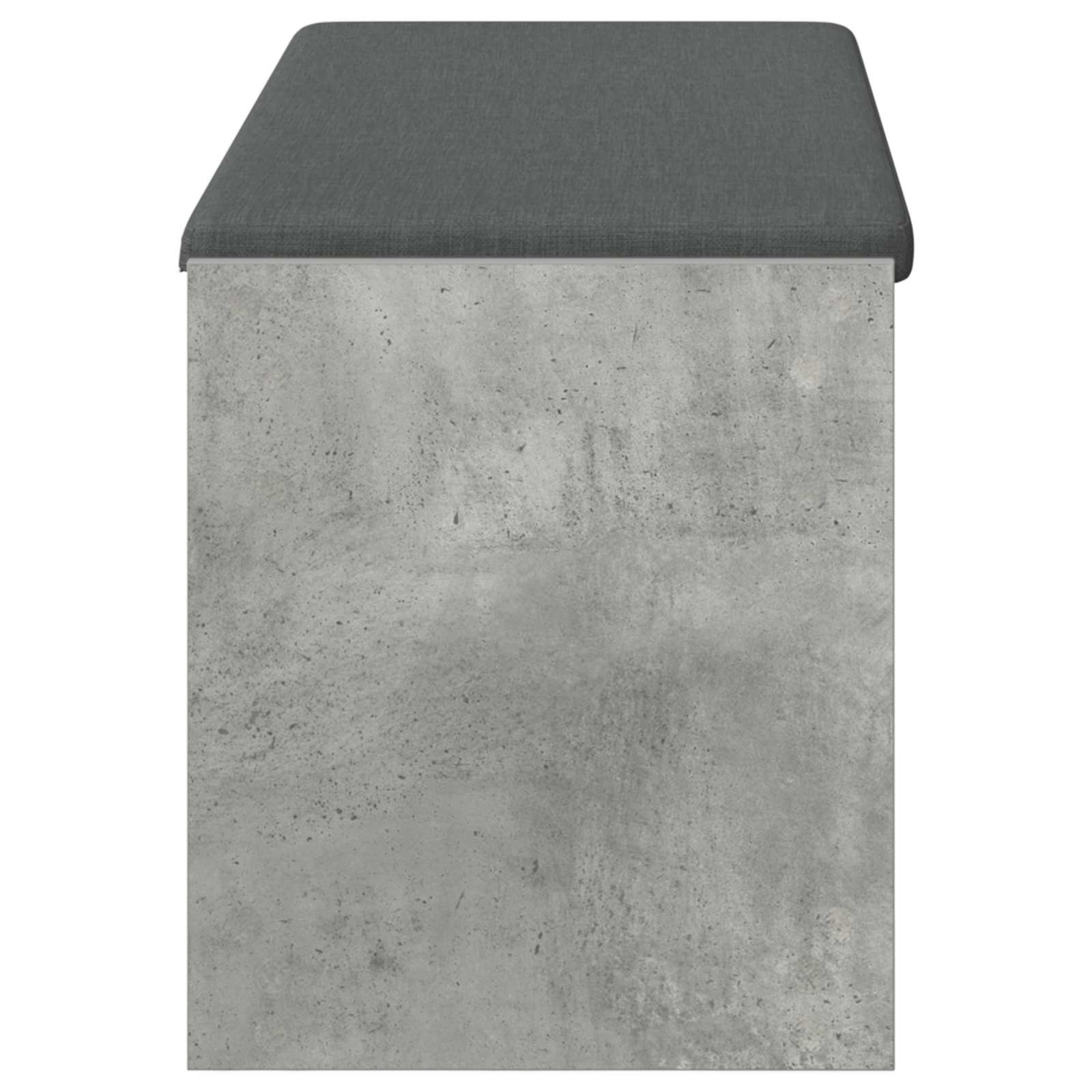 Chodbičková Lavice S Polštářem Betonově Šedá 103 X 38 X 45 Cm
