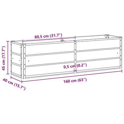 Truhlík 160 X 40 X Ocel
