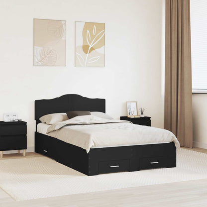Rám Postele Se Zásuvkou Kompozitní Dřevo