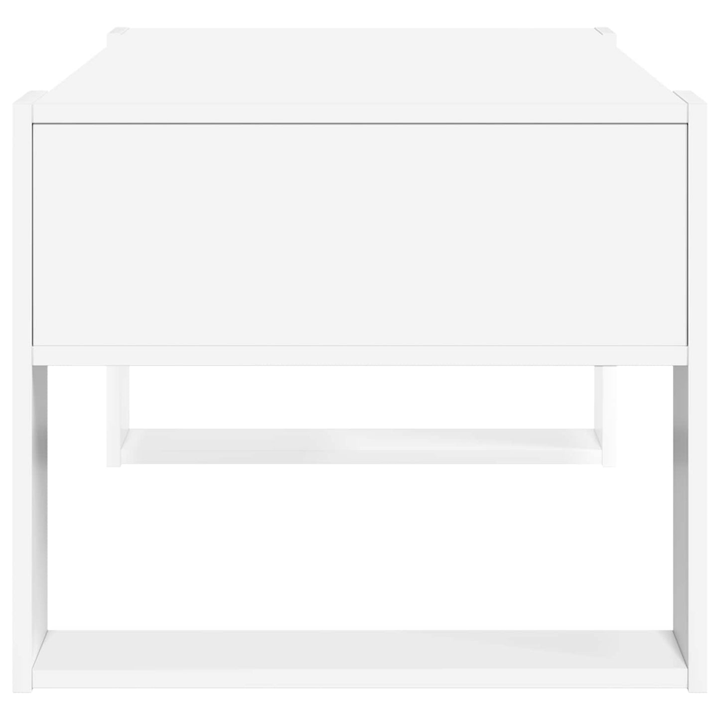 Konferenční Stolek Bílá 92 X 53 X 45 Cm Kompozitní Dřevo