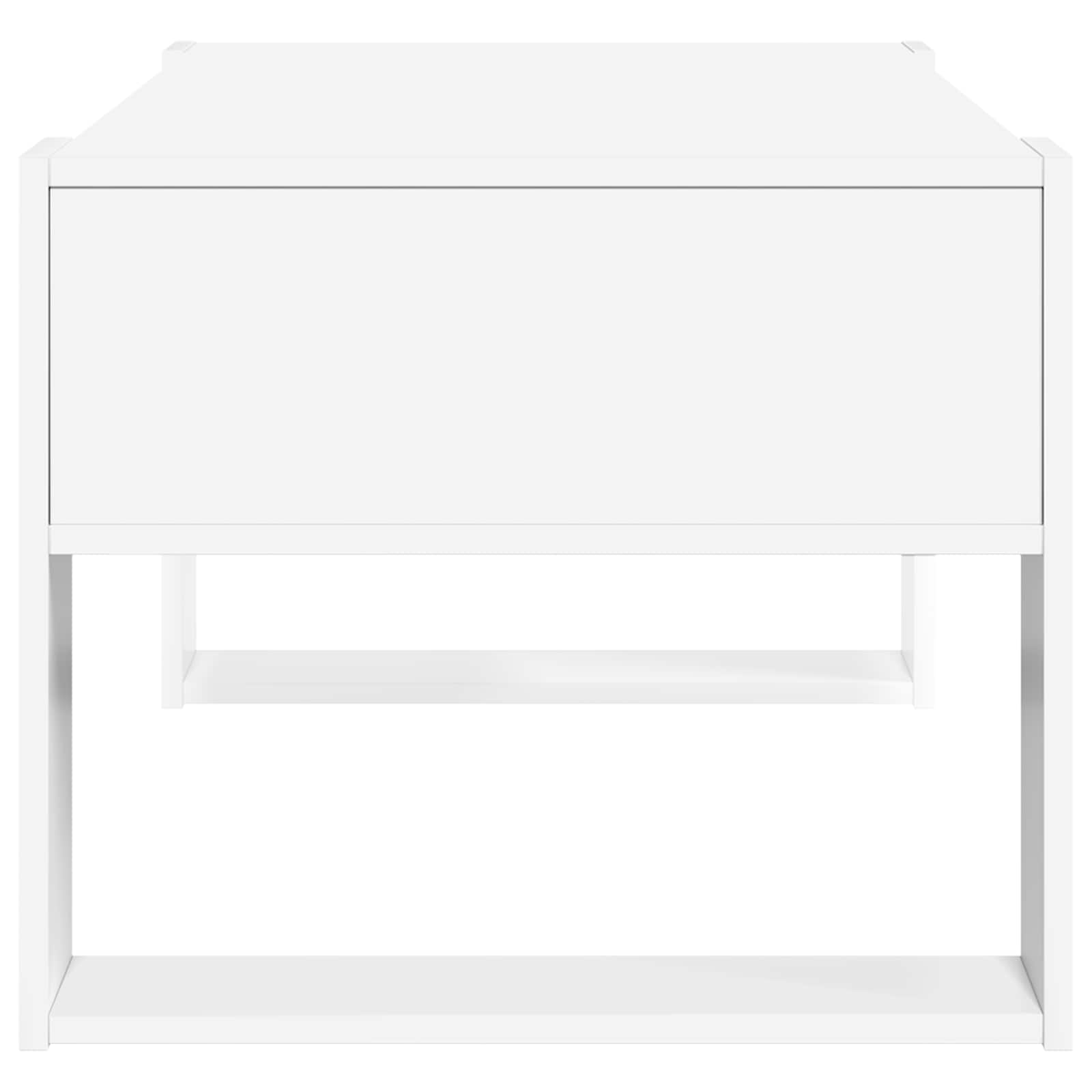 Konferenční Stolek Bílá 92 X 53 X 45 Cm Kompozitní Dřevo