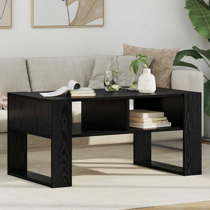 Konferenční Stolek Černý Dub 92 X 53 X 45 Cm Kompozitní Dřevo