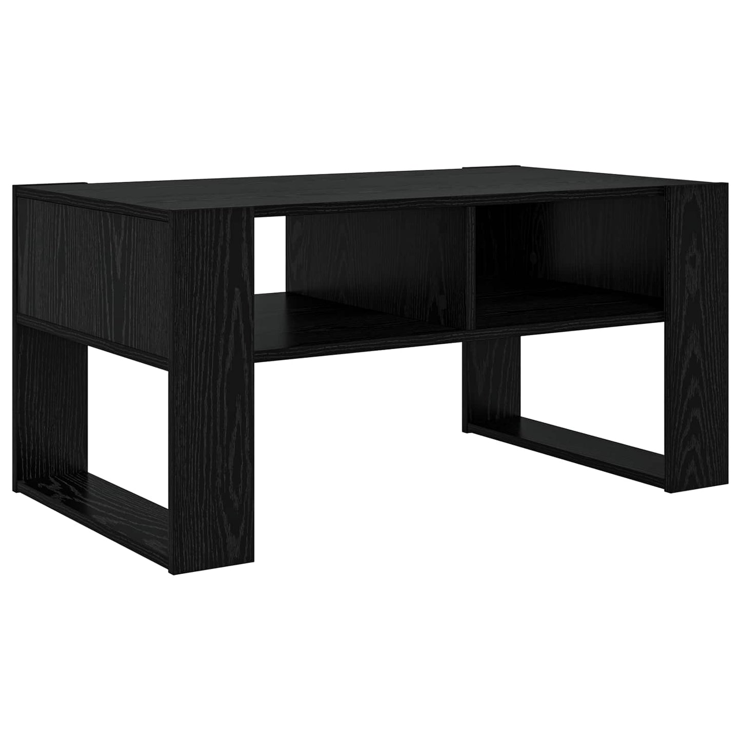 Konferenční Stolek Černý Dub 92 X 53 X 45 Cm Kompozitní Dřevo