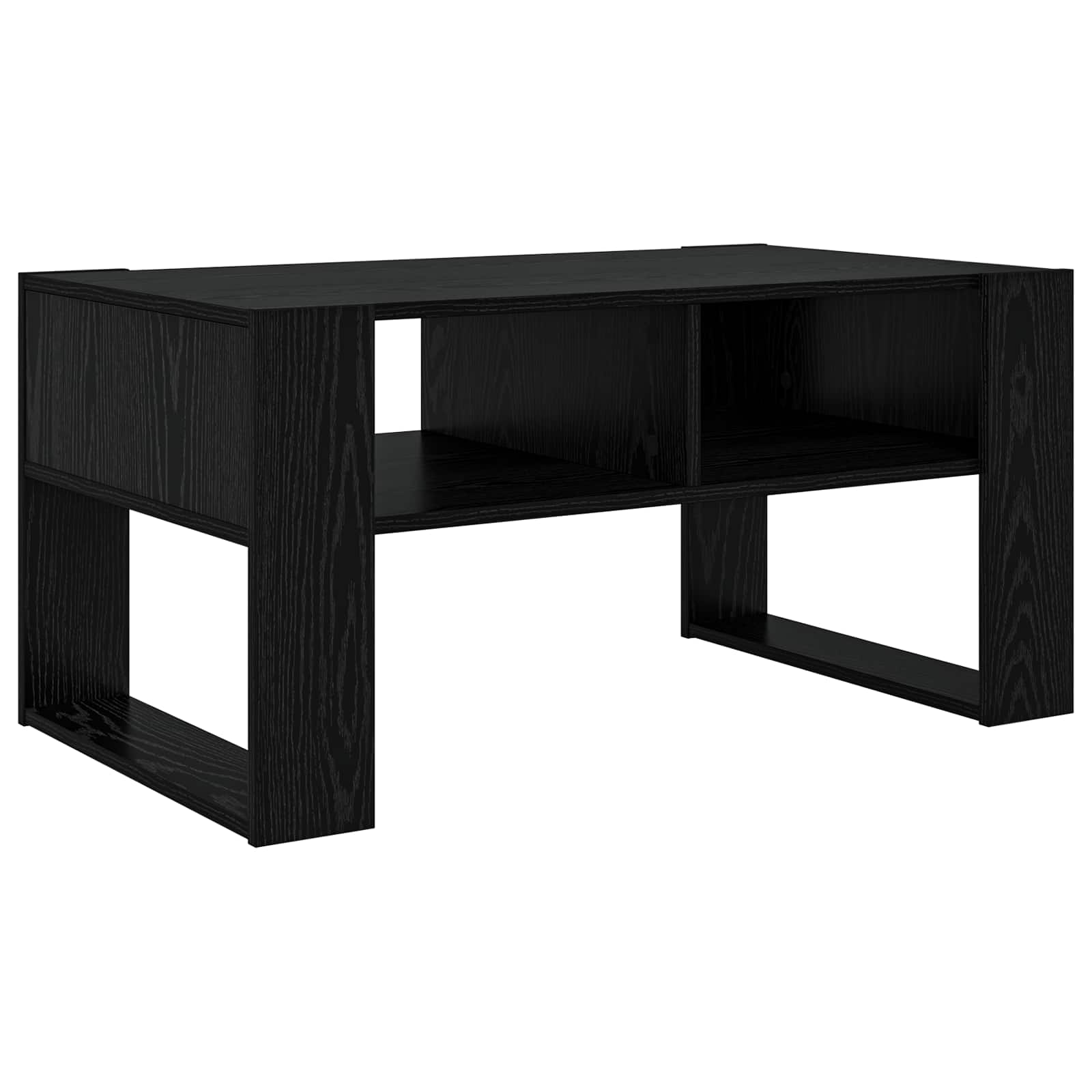 Konferenční Stolek Černý Dub 92 X 53 X 45 Cm Kompozitní Dřevo