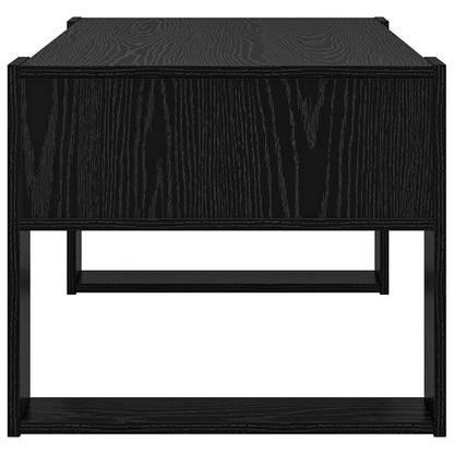 Konferenční Stolek Černý Dub 92 X 53 X 45 Cm Kompozitní Dřevo