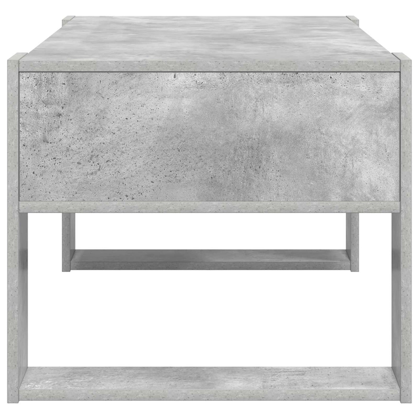 Konferenční Stolek Betonově Šedá 92 X 53 X 45 Cm
