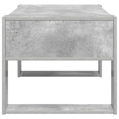 Konferenční Stolek Betonově Šedá 92 X 53 X 45 Cm