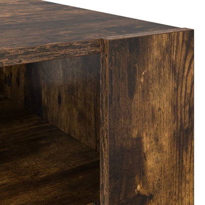 Konferenční Stolek Kouřový Dub 92 X 53 X 45 Cm Kompozitní Dřevo