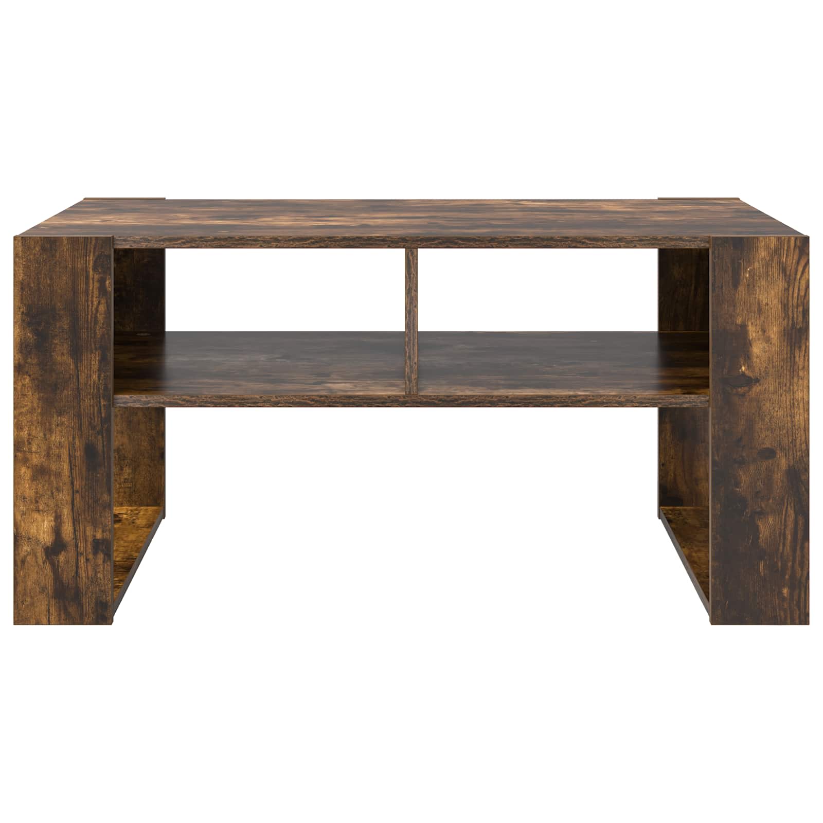 Konferenční Stolek Kouřový Dub 92 X 53 X 45 Cm Kompozitní Dřevo