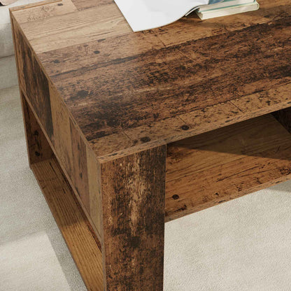Konferenční Stolek Staré Dřevo 92 X 53 X 45 Cm Kompozitní Dřevo
