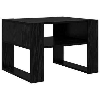 Konferenční Stolek Černý Dub 66 X 53 X 45 Cm Kompozitní Dřevo