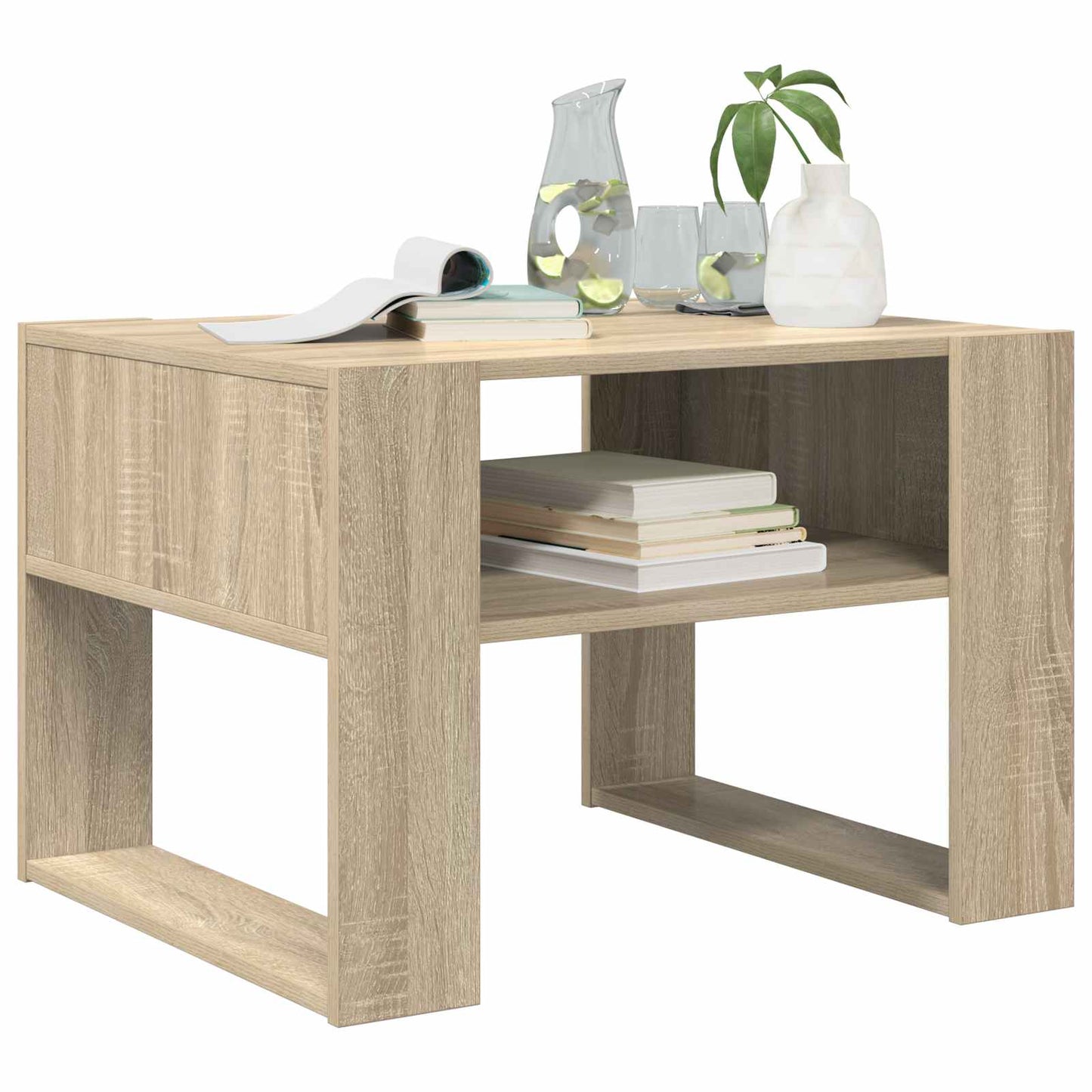 Konferenční Stolek Sonoma Dub 66 X 53 X 45 Cm Kompozitní Dřevo