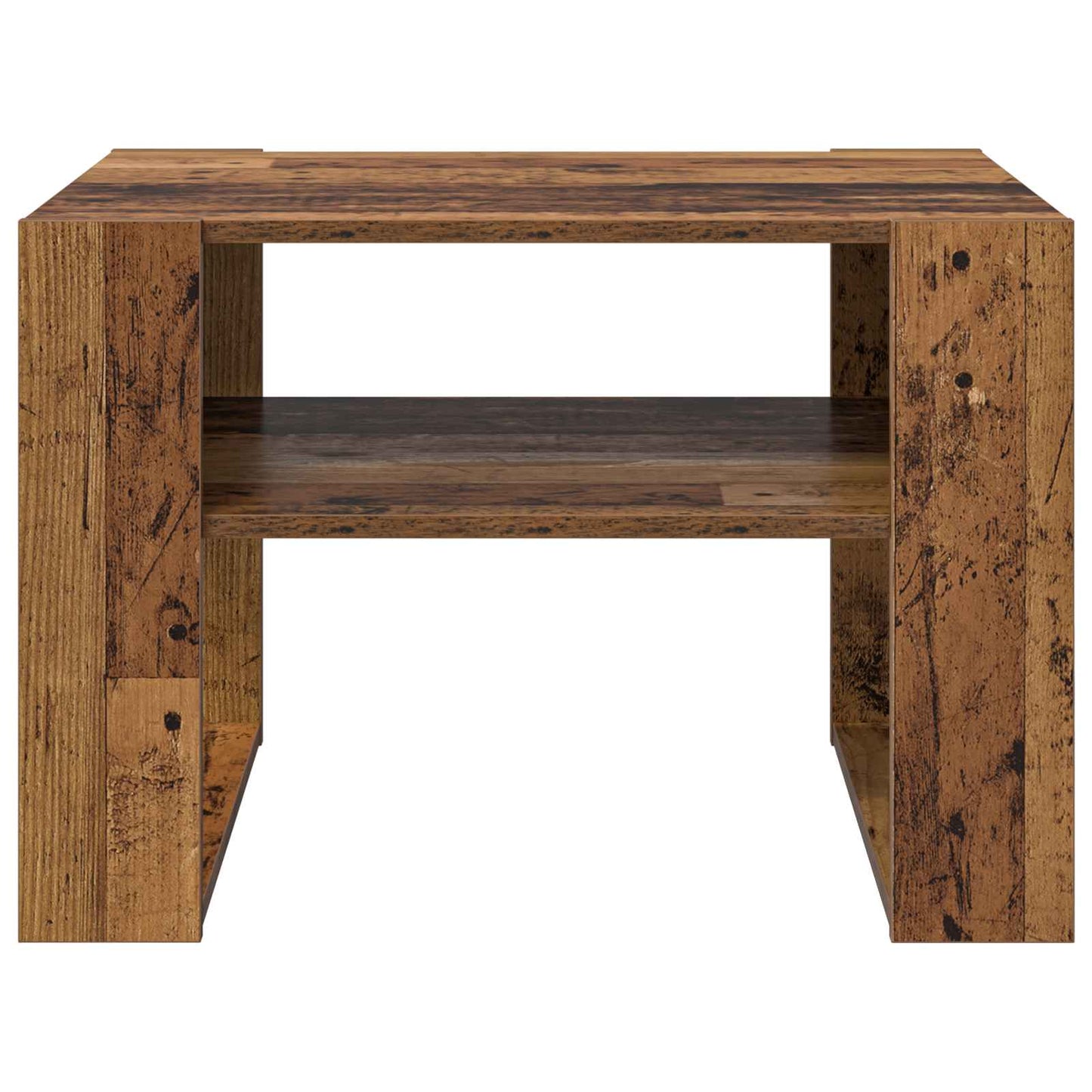 Konferenční Stolek Staré Dřevo 66 X 53 X 45 Cm Kompozitní Dřevo