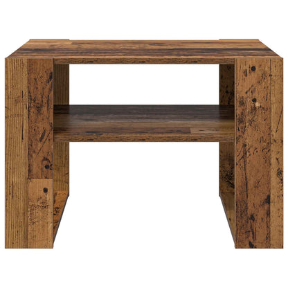 Konferenční Stolek Staré Dřevo 66 X 53 X 45 Cm Kompozitní Dřevo