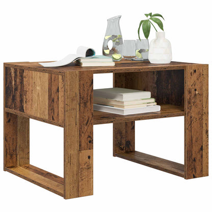 Konferenční Stolek Staré Dřevo 66 X 53 X 45 Cm Kompozitní Dřevo
