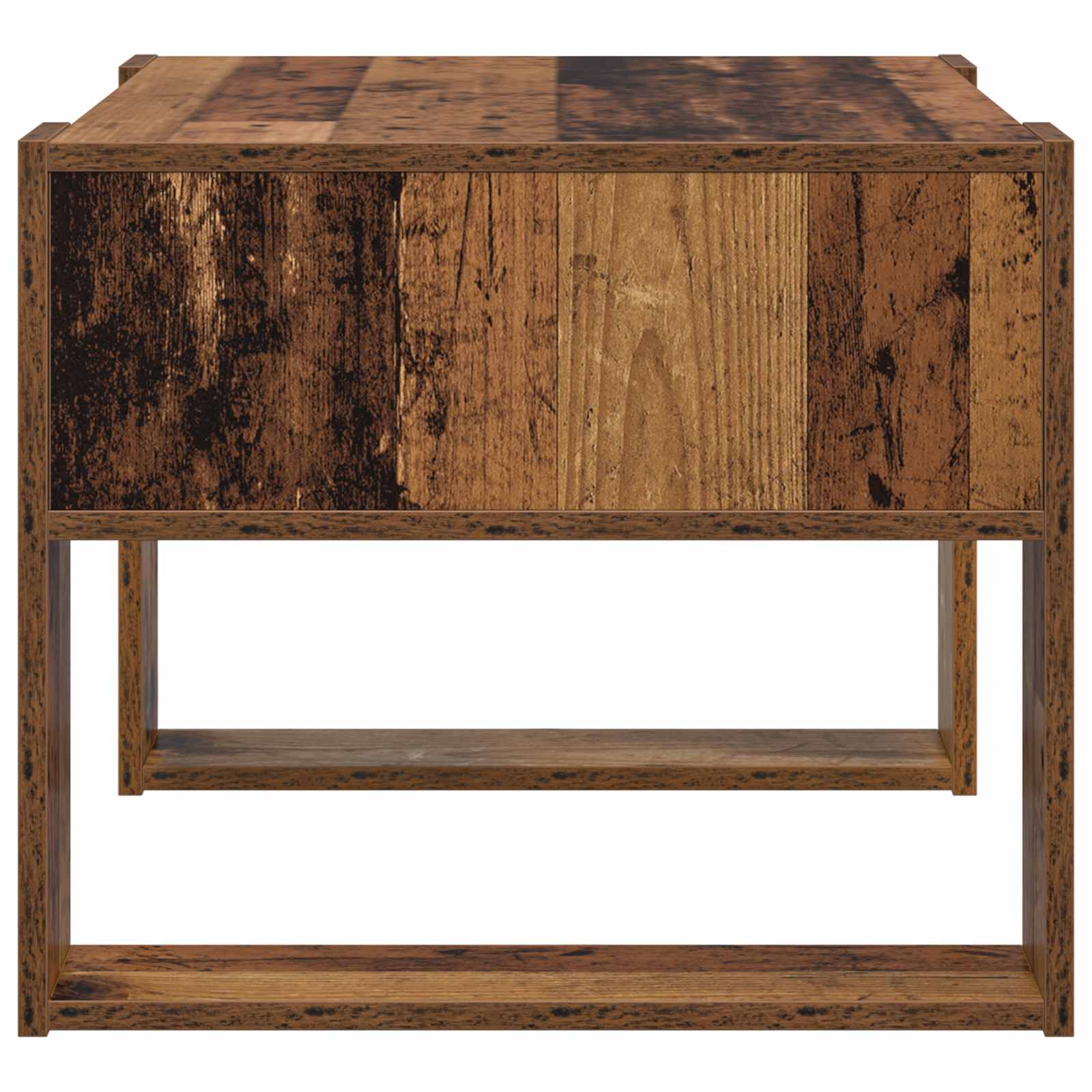 Konferenční Stolek Staré Dřevo 66 X 53 X 45 Cm Kompozitní Dřevo