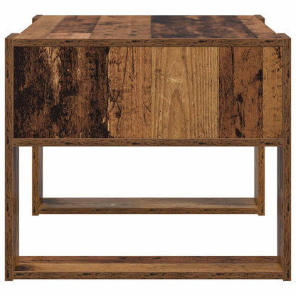 Konferenční Stolek Staré Dřevo 66 X 53 X 45 Cm Kompozitní Dřevo