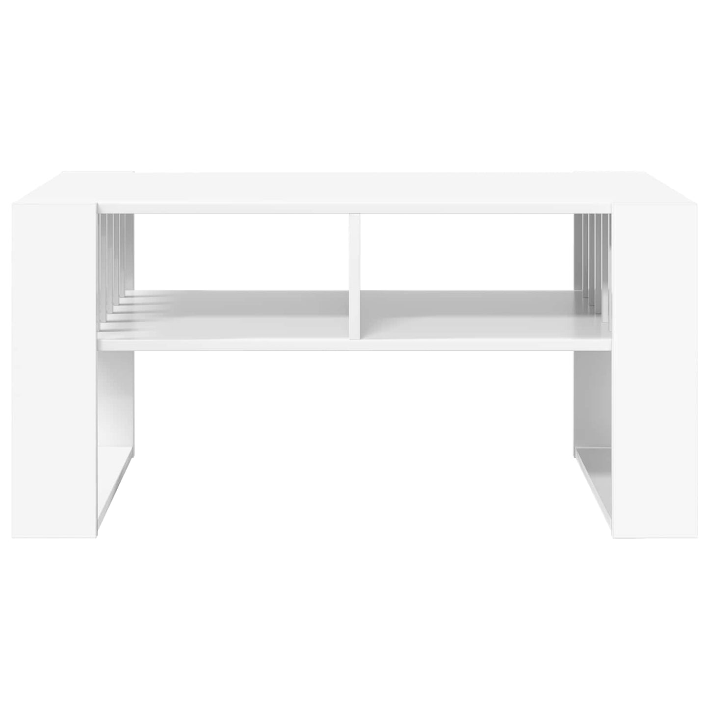 Konferenční Stolek Bílá 92 X 49,5 X 45 Cm Kompozitní Dřevo
