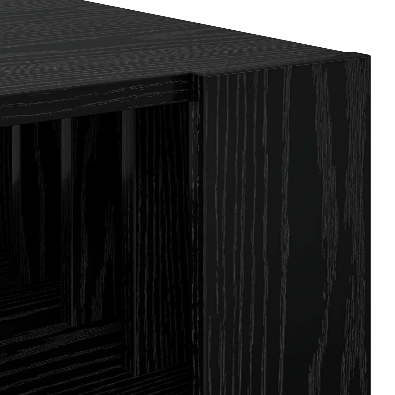 Konferenční Stolek Černý Dub 92 X 49,5 X 45 Cm Kompozitní Dřevo