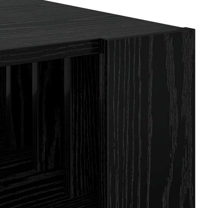 Konferenční Stolek Černý Dub 92 X 49,5 X 45 Cm Kompozitní Dřevo