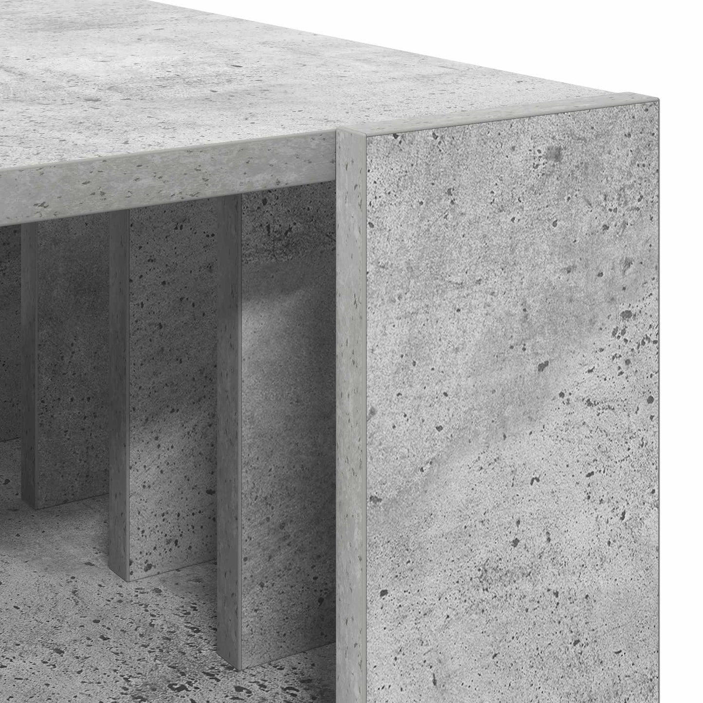 Konferenční Stolek Betonově Šedá 92 X 49,5 X 45 Cm
