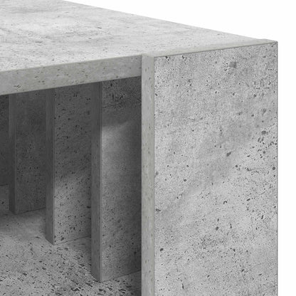 Konferenční Stolek Betonově Šedá 92 X 49,5 X 45 Cm