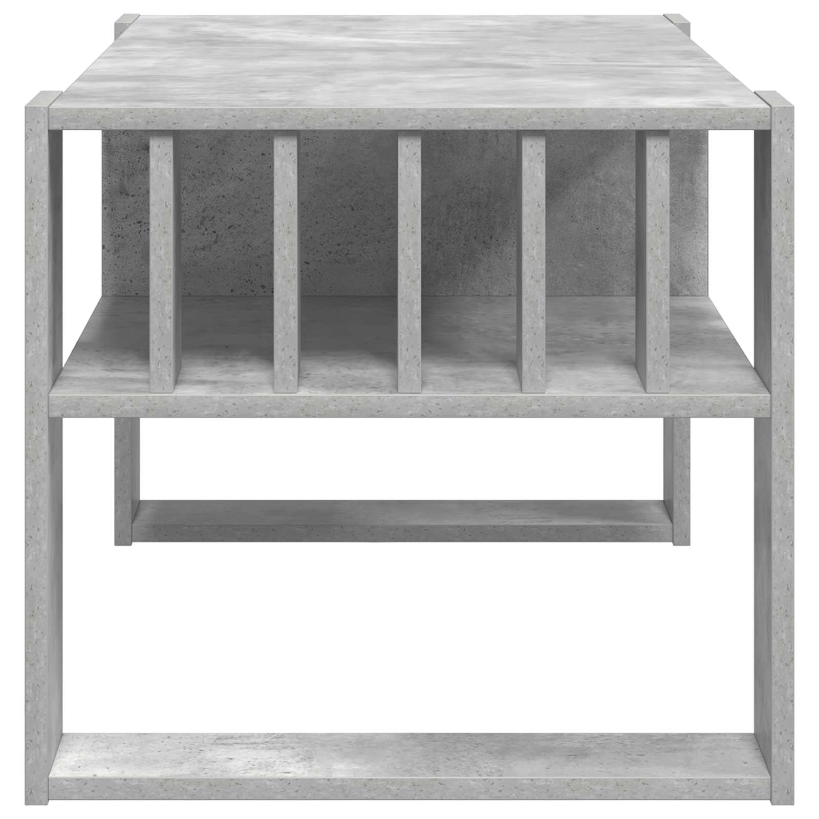Konferenční Stolek Betonově Šedá 92 X 49,5 X 45 Cm