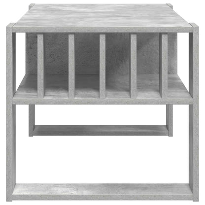 Konferenční Stolek Betonově Šedá 92 X 49,5 X 45 Cm