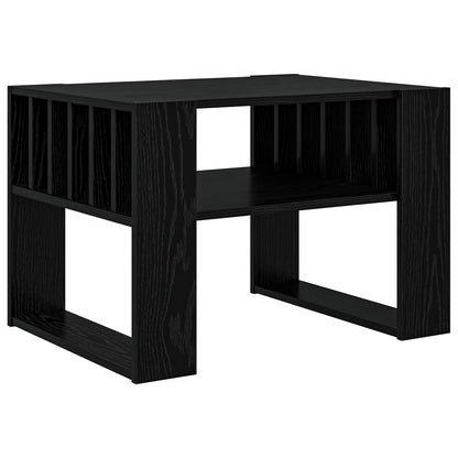 Konferenční Stolek Černý Dub 66 X 49,5 X 45 Cm Kompozitní Dřevo