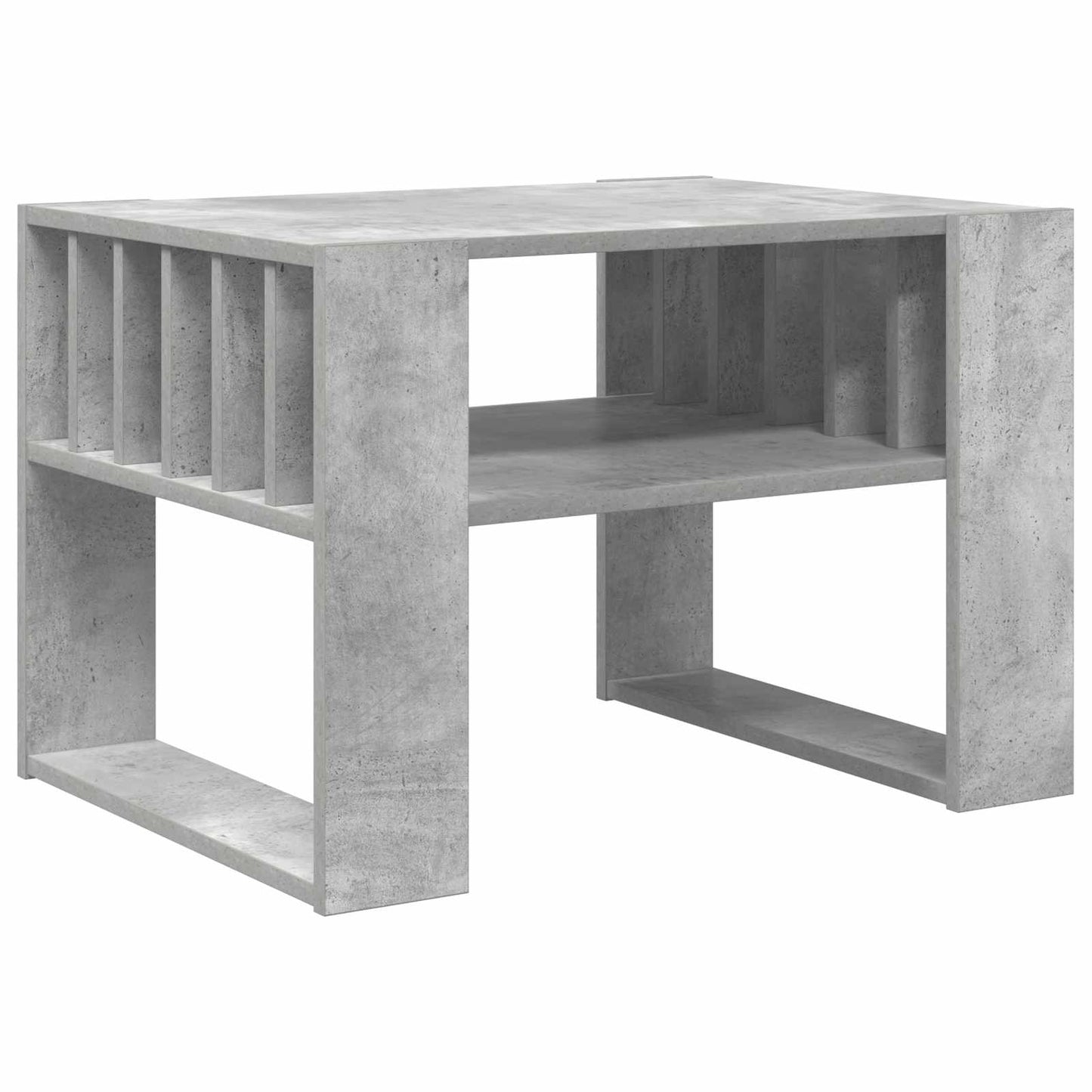 Konferenční Stolek Betonově Šedá 66 X 49,5 X 45 Cm