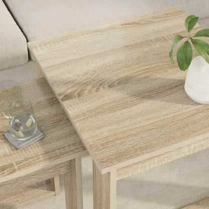 Sada Konferenčních Stolků 2 Pcs Sonoma Dub 50 X 52 X 42 Cm