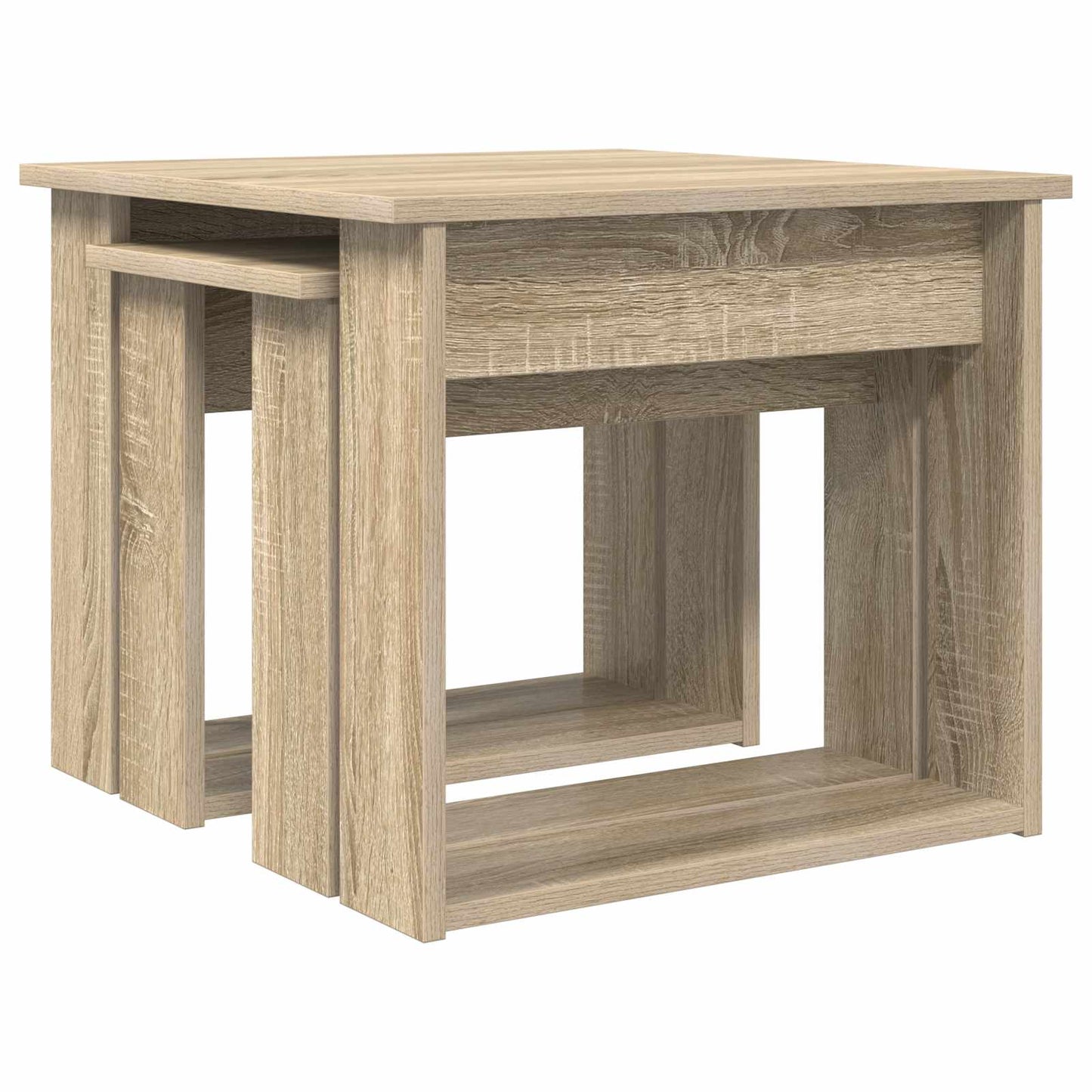 Sada Konferenčních Stolků 2 Pcs Sonoma Dub 50 X 52 X 42 Cm