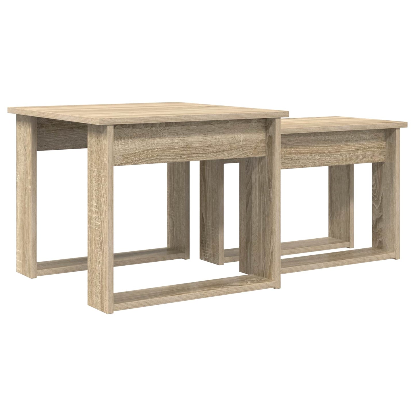 Sada Konferenčních Stolků 2 Pcs Sonoma Dub 50 X 52 X 42 Cm