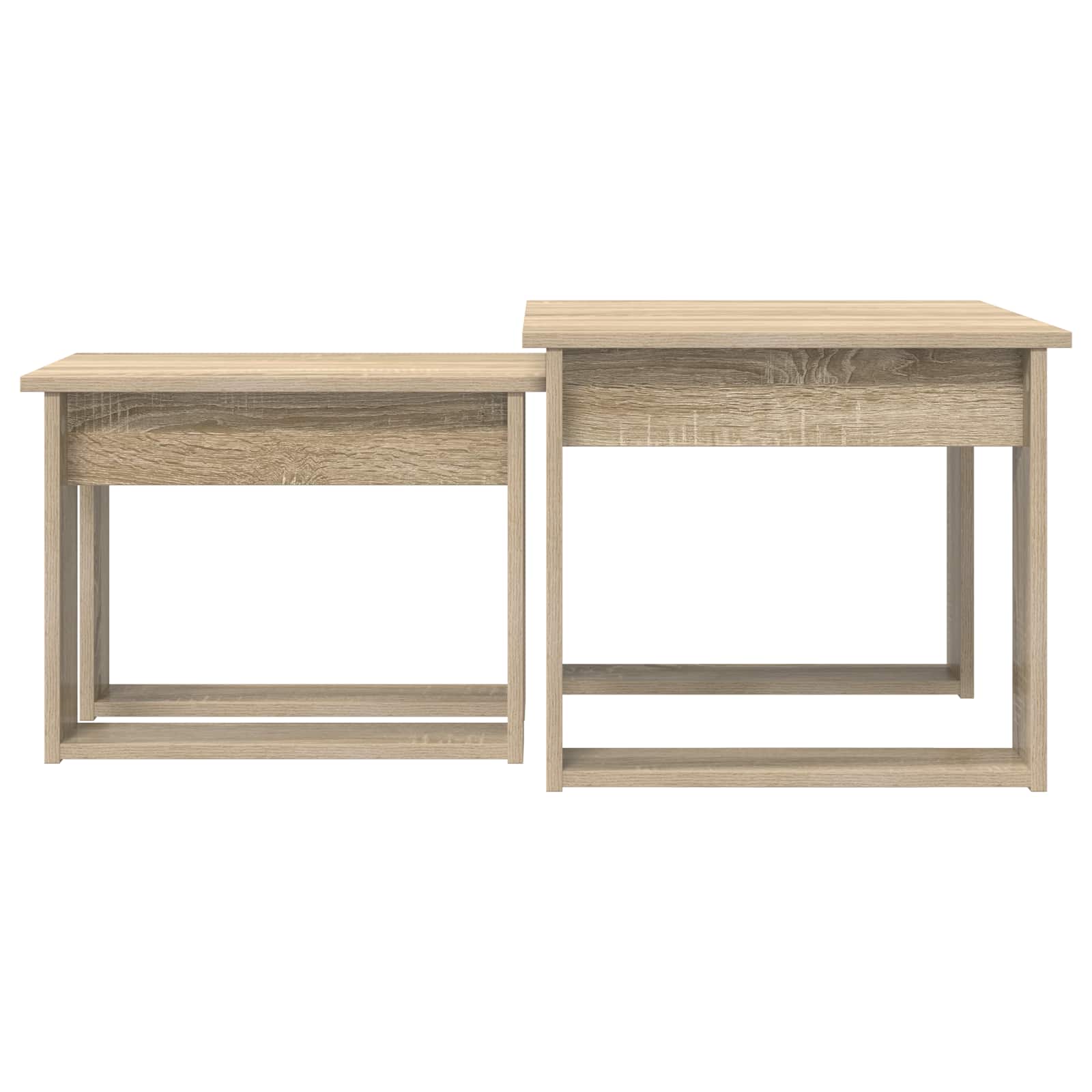 Sada Konferenčních Stolků 2 Pcs Sonoma Dub 50 X 52 X 42 Cm