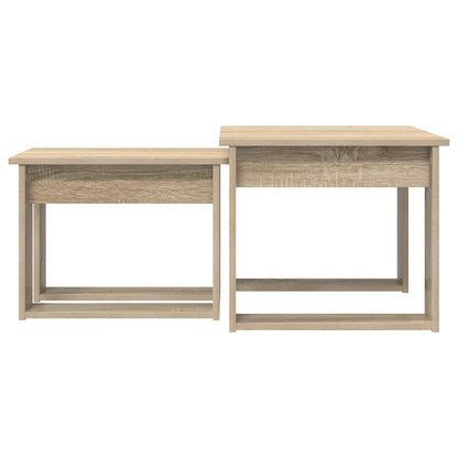 Sada Konferenčních Stolků 2 Pcs Sonoma Dub 50 X 52 X 42 Cm