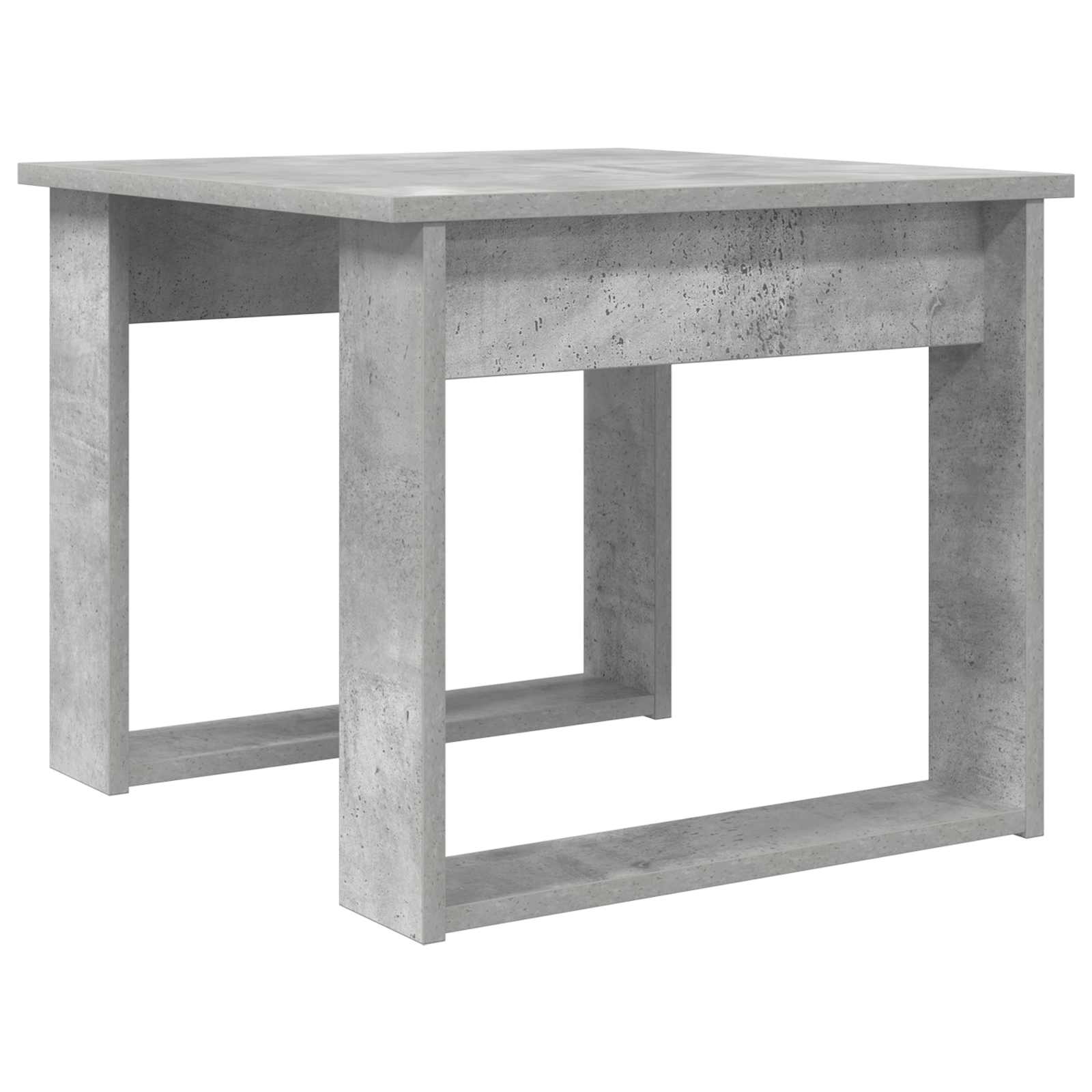 Sada Konferenčních Stolků 2 Pcs Betonově Šedá 50 X 52 X 42 Cm