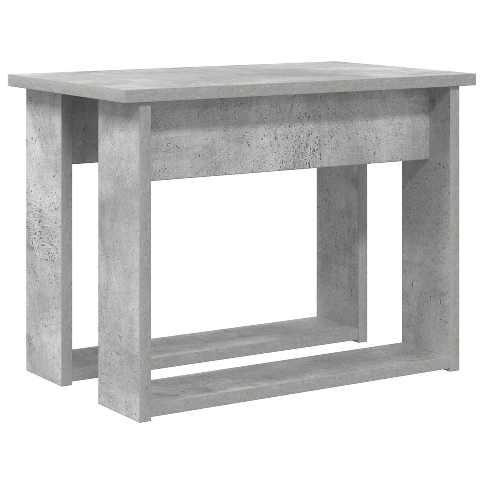Sada Konferenčních Stolků 2 Pcs Betonově Šedá 50 X 52 X 42 Cm