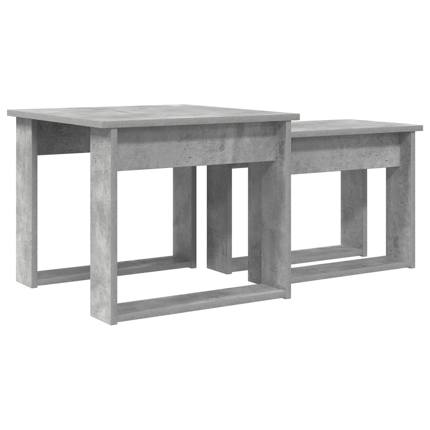 Sada Konferenčních Stolků 2 Pcs Betonově Šedá 50 X 52 X 42 Cm