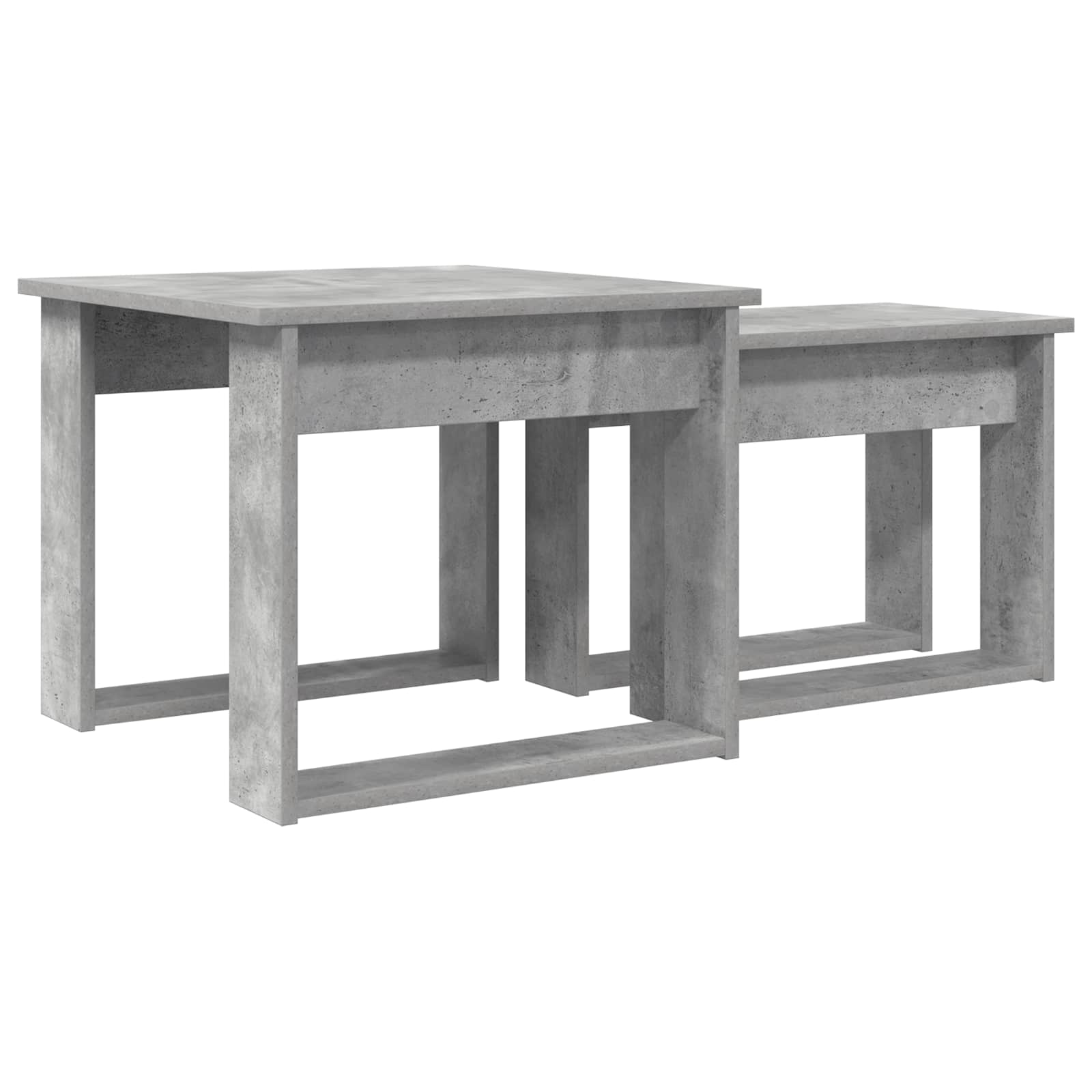 Sada Konferenčních Stolků 2 Pcs Betonově Šedá 50 X 52 X 42 Cm