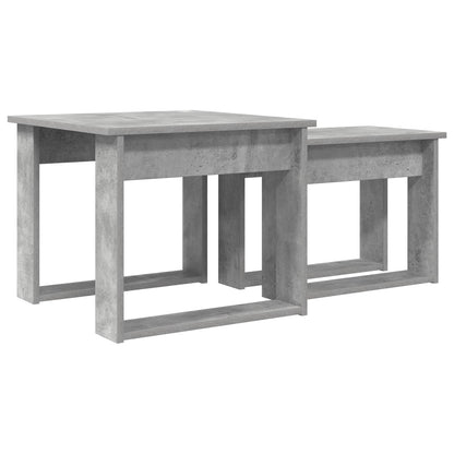 Sada Konferenčních Stolků 2 Pcs Betonově Šedá 50 X 52 X 42 Cm