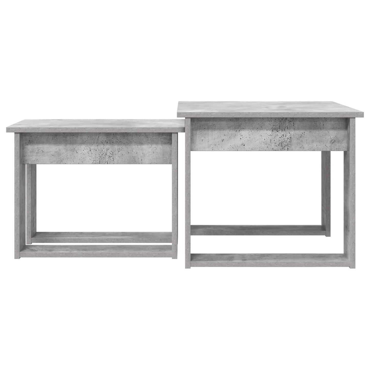Sada Konferenčních Stolků 2 Pcs Betonově Šedá 50 X 52 X 42 Cm