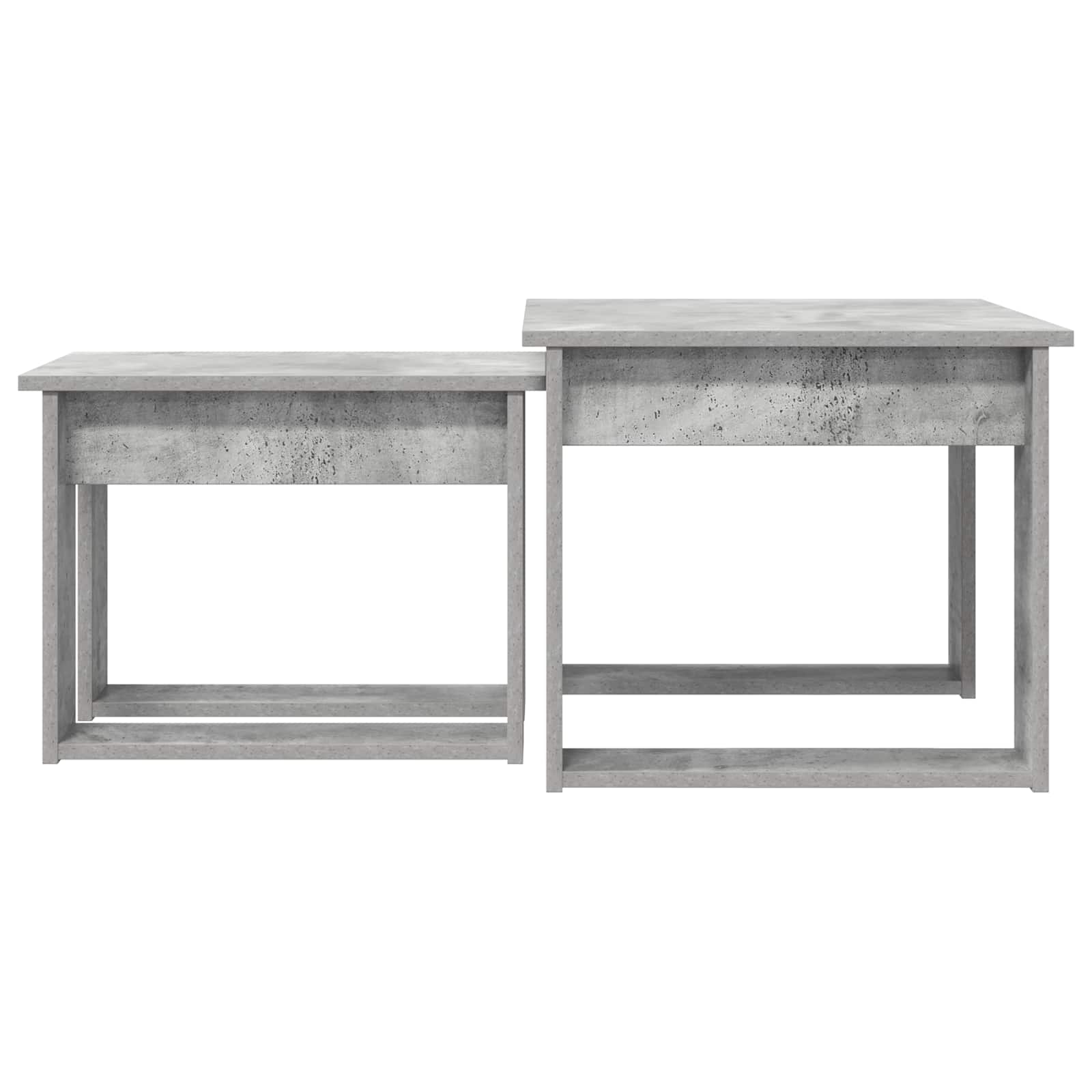 Sada Konferenčních Stolků 2 Pcs Betonově Šedá 50 X 52 X 42 Cm