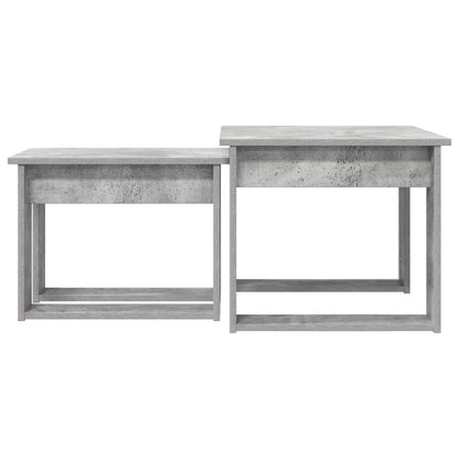 Sada Konferenčních Stolků 2 Pcs Betonově Šedá 50 X 52 X 42 Cm