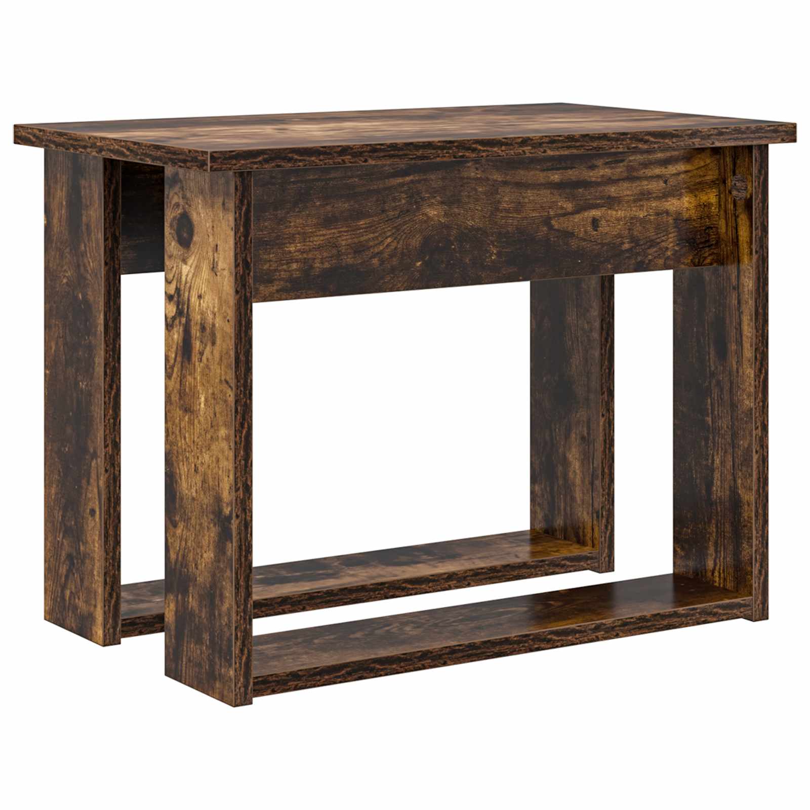 Sada Konferenčních Stolků 2 Pcs Kouřový Dub 50 X 52 X 42 Cm