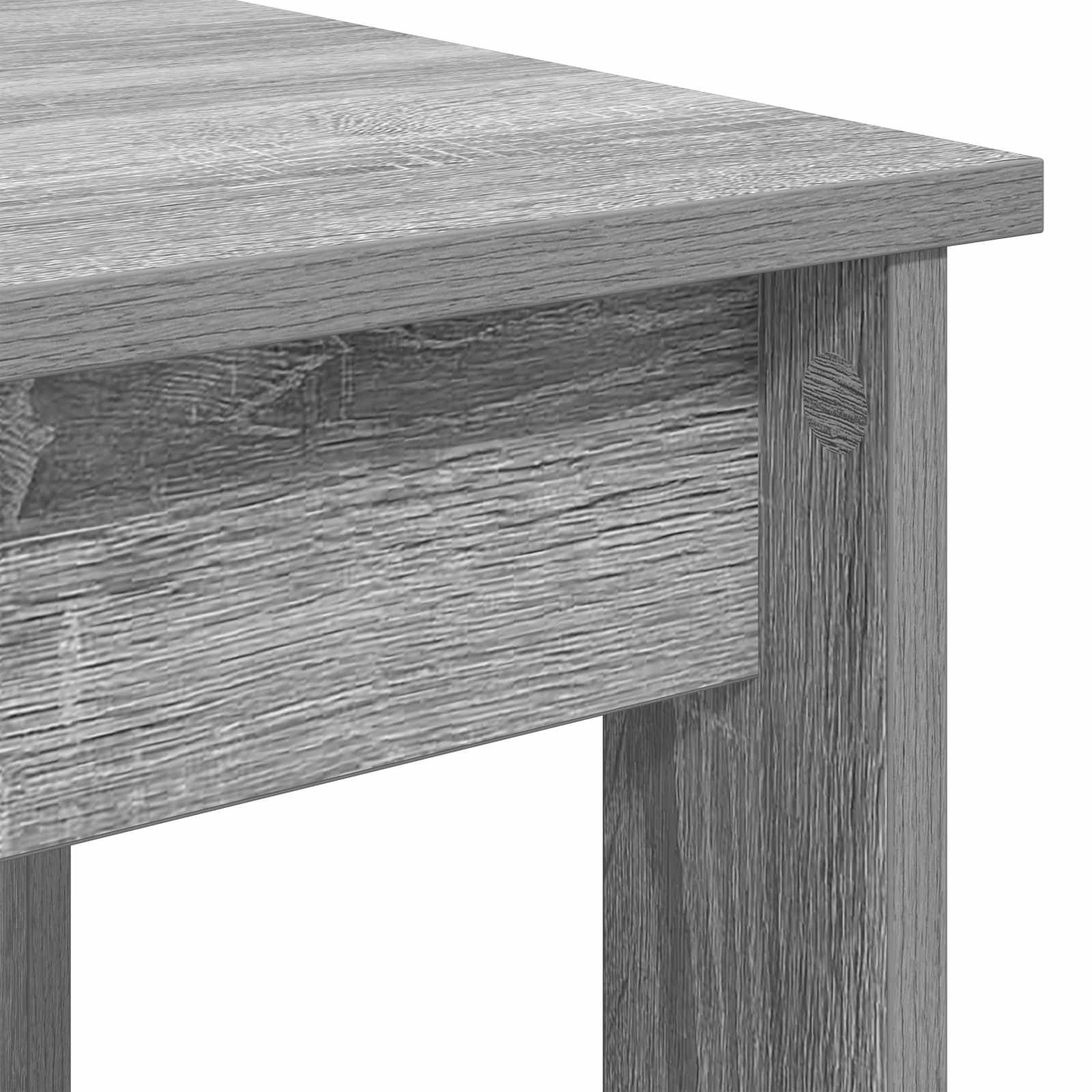 Sada Konferenčních Stolků 2 Pcs Šedá Sonoma 50 X 52 X 42 Cm